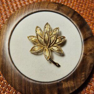 Vintage Avon Lotus Flower Brooch